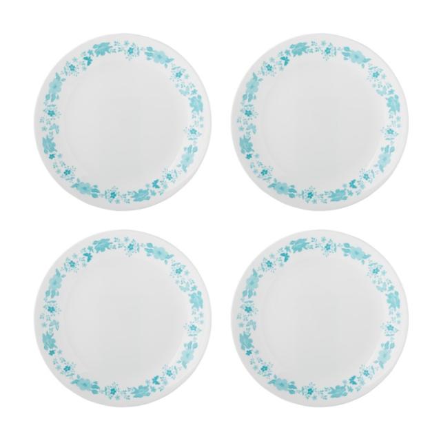 お取り寄せ パイオニアウーマン コレール プレートセット 4枚 ティール The Pioneer Woman by Corelle 4-Piece Dinner Plate Set , Evie, Teal