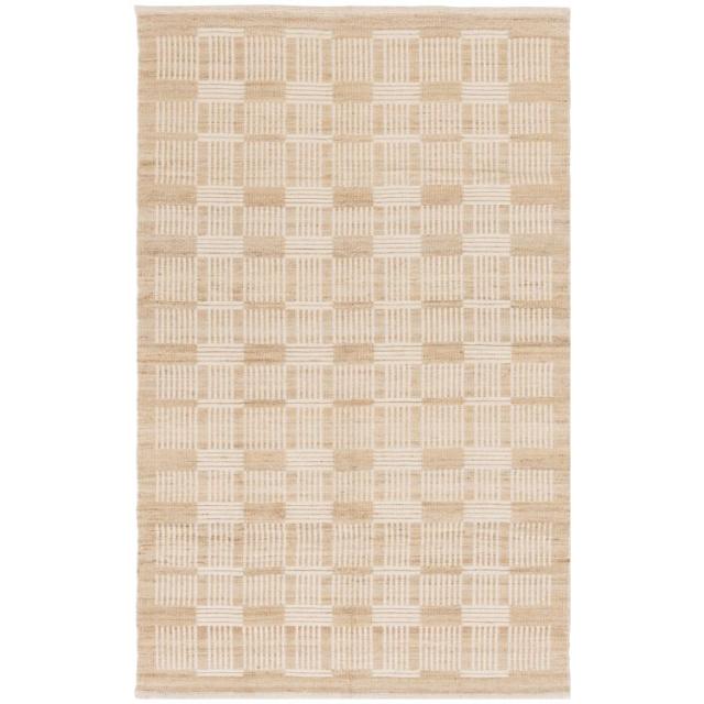 お取り寄せ 【ウォルマートブランド】ベターホームズ＆ガーデンズ ラグ 約152×244cm ナチュラル Better Homes &amp; Gardens Natural Emily Area Rug, 5'x8'