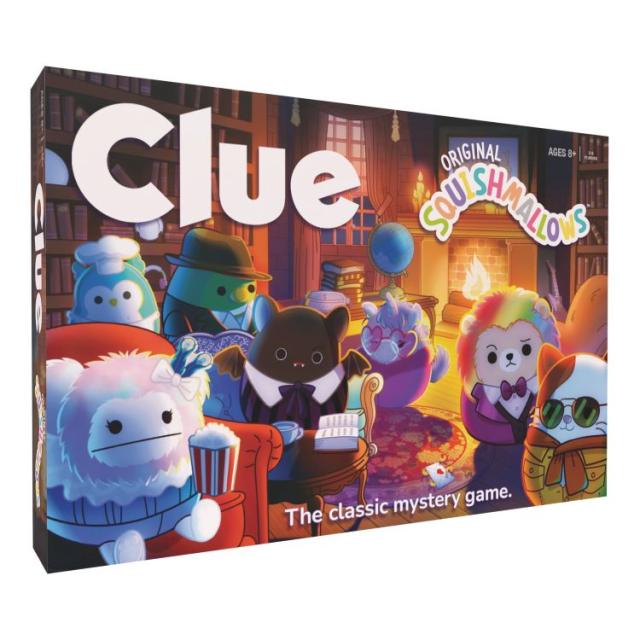 お取り寄せ ユーエスエーポリー クルー スクイッシュマロ ボードゲーム 2〜6人用 8歳以上 USAopoly Clue Squishmallows Board Game, 2-6 Players, Ages 8+