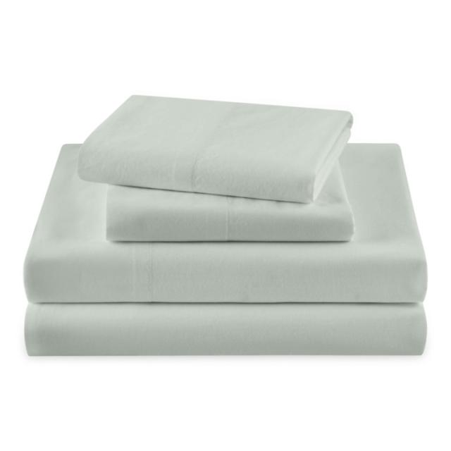 お取り寄せ ビューティフル バイ ドリュー・バリモア シーツセット4点 コットン セージグリーン フル Beautiful Sheet Set 4-Piece Cotton Sage Green Full Drew Barrymore