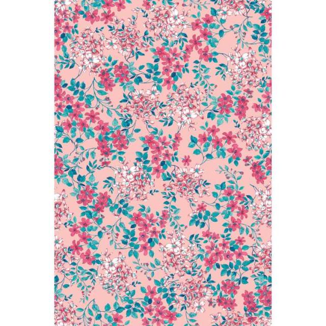 お取り寄せ パイオニアウーマン 壁紙シール ピンク 約46cm×約5.7m The Pioneer Woman Pretty Posey Peel &amp; Stick Wallpaper, Pink, 18 x 18.86'