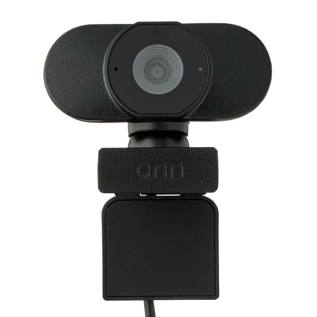 お取り寄せ オン ウェブカメラ 1440P オートフォーカス マイク付き onn 1440P Webcam with Autofocus and Built-in Microphone, Adjustable,Black