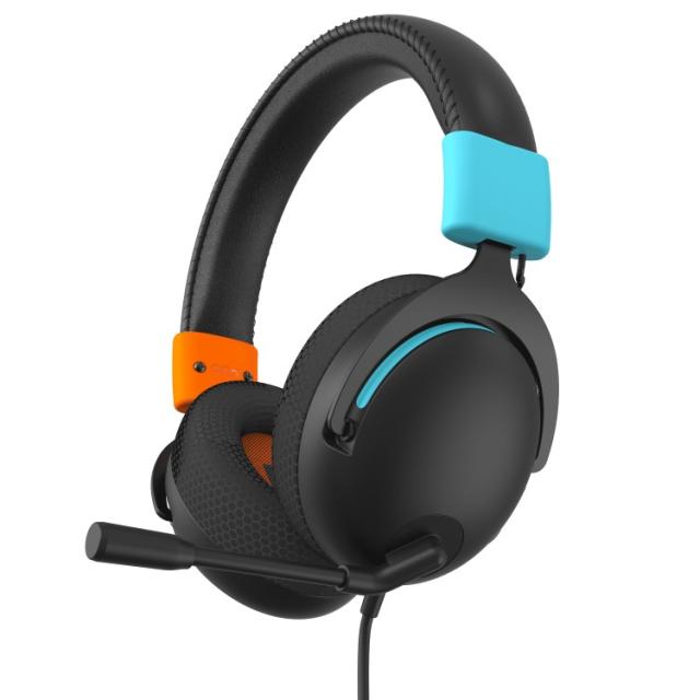 お取り寄せ オン 有線ゲーミングヘッドセット 3.5mm接続 ミュート機能付き Switch対応 onn. Wired Video Gaming Headset with 3.5mm Connector, Flip-to-Mute Mic, Lightweight Stee