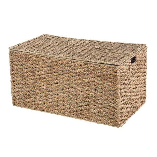 お取り寄せ 【ウォルマートブランド】ベターホームズ＆ガーデンズ 収納トランク シーグラス編み XL Better Homes & Gardens XL Braided Seagrass Storage Trunk