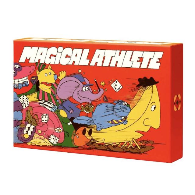 お取り寄せ アスモデ マジカルアスリート ファミリーレースゲーム 6歳以上 Asmodee Magical Athlete Family Racing Board Game Ages 6+