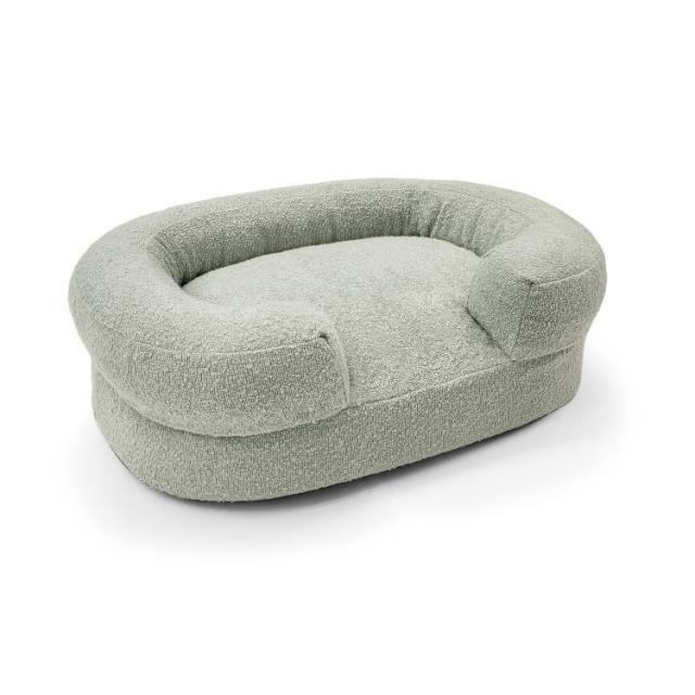お取り寄せ ビューティフル バイ ドリュー・バリモア ペットベッド ボルスター 約53×69×18cm セージ Beautiful Bolster Small Pet Bed, 21 x 27 x 7in, Sage by Drew Barrymore