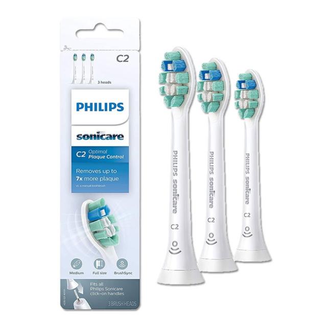 お取り寄せ フィリップス 純正 ソニッケアー HX9023 / 65 C2 替えブラシ 3本 セット Philips Sonicare Genuine C2 Optimal Plaque Control Toothbrush Head