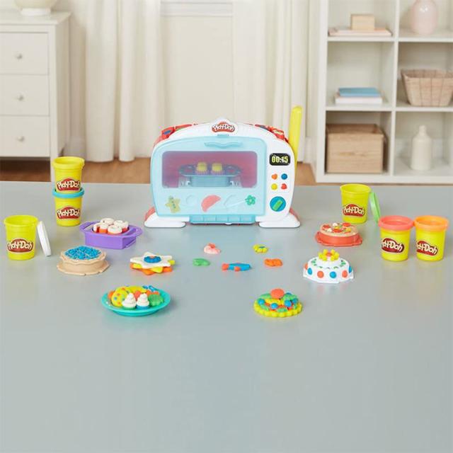 プレイドー キッチンクリエーション マジカル オーブン プレイフードセット Play-Doh Kitchen Creations Magical Oven Play Food Set 3歳以上 粘土6個付 楽しいサウンド付_6