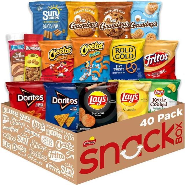 お取り寄せ フリトレー アルティメット クラシック スナック バラエティアソート(40個入り) Frito Lay Ultimate Classic Snacks Package, Variety Assortment of Chips, Cookies, Crackers, & Nuts, (Pack of 40)