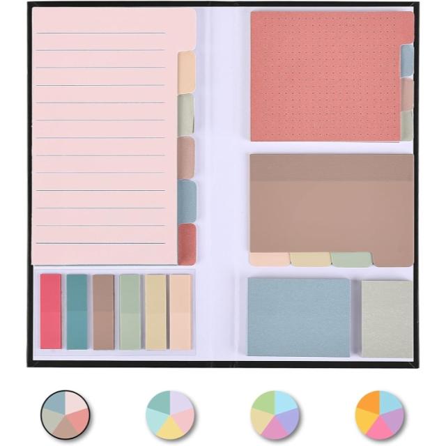 Mr.ペン 付箋セット 410枚 ヴィンテージカラー Mr. Pen- Bible Sticky Notes Set, 410 Pack Vintage colors【お取り寄せ商品】【合わせて買いたい】