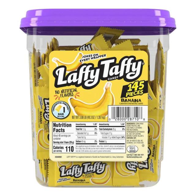 ラフィタフィー ロープキャンディ ストロベリー味 24個入り Laffy Taffy Rope Candy, Strawberry Flavor, 0.81 Ounce Ropes (Pack of 24) 【お取り寄せ商品】【合わせて買いたい】