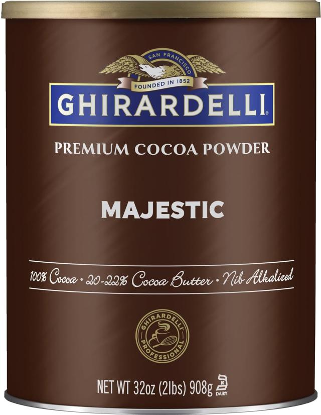 【お取り寄せ商品】ギラデリ マジェスティック プレミアムココアパウダー 908g(32 oz) Ghirardelli Majestic Premium Cocoa Powder, 32 oz