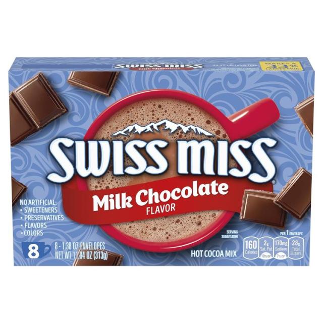 お取り寄せ スイスミス ミルクチョコレート ホットココアミックス 8個×12箱セット Swiss Miss Milk Chocolate Flavor Hot Cocoa Mix
