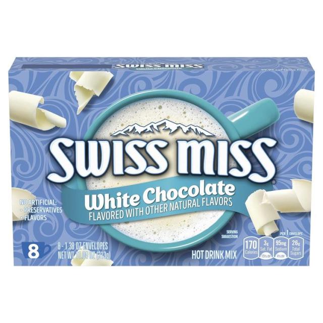 お取り寄せ スイスミス インダルジェント コレクション ホワイトチョコレート 8個×12箱セット Swiss Miss Indulgent Collection White Chocolate Flavored