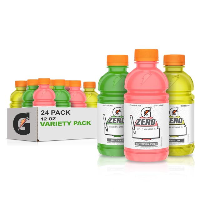 【お取り寄せ商品】ゲータレード ゼロ キッズ バラエティパック (アップル、スイカ、レモンライム) 355ml (12 fl oz) 24本パック Gatorade Zero Kids Variety Pack, (Apple, Watermelon, Lemon Lime), 12 Fl Oz (Pack of 24)