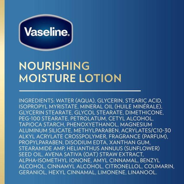 【お取り寄せ商品】ヴァセリン ナリッシング モイスチャー ハンド＆ボディローション 12個パック Vaseline Nourishing Moisture Body Lotion Hand & Body Lotion Pack of 12