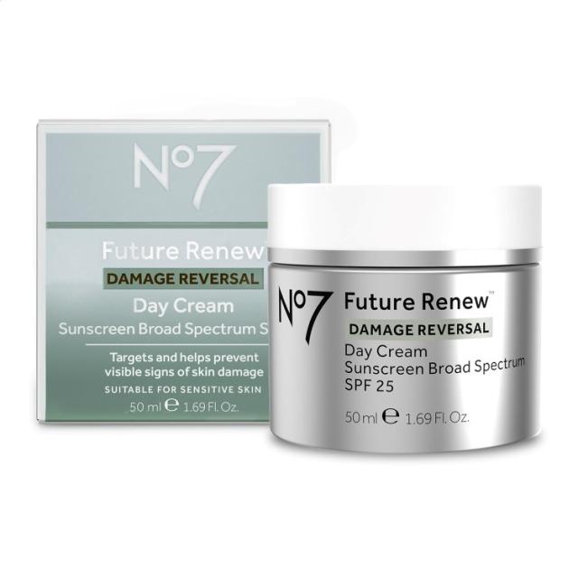 【お取り寄せ商品】No7 フューチャー リニュー ダメージ リバーサル デイ クリーム SPF 25 50ml No7 Future Renew Damage Reversal Day Cream SPF 25