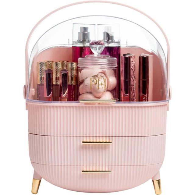 【お取り寄せ商品】パリスヒルトン メイクアップストレージオーガナイザー Paris Hilton Makeup Storage Organizer with Lid