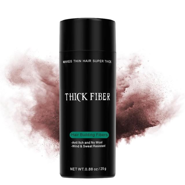 【お取り寄せ商品】THICK FIBER ヘアファイバー（オーバーン）- 25gボトル THICK FIBER Hair Fibers for Thinning Hair & Bald Spots (AUBURN) - 25g