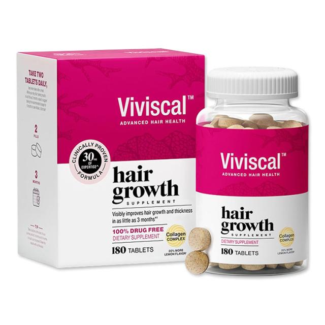 お取り寄せ ヴィヴィスカル ヘアサプリメント 女性用 180粒 タブレット Viviscal Hair Growth Supplements for Women ビビスカル