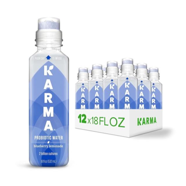 お取り寄せ カルマ プロバイオティクス ウォーター 12 パック ブルーベリーレモネード Karma Probiotic Water - 12 Pack, Blueberry Lemonade