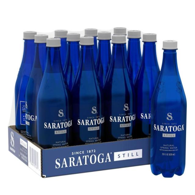 【お取り寄せ商品】サラトガ 約793g 12パック ルーズ スティルウォーター Saratoga 28 Oz 12pk loose Still PET