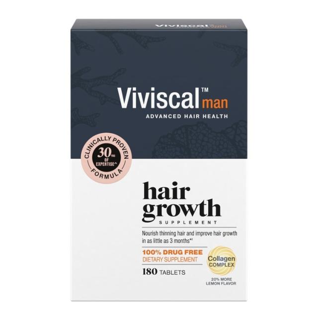お取り寄せ ヴィヴィスカル メンズヘアサプリメント 180粒 タブレット Viviscal Men's Supplements ビビスカル Viviscal Men's Supplements for Hair,180 Tablets