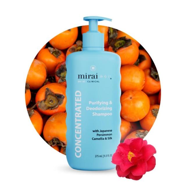 お取り寄せ みらいクリニカル ピューリファイング＆デオドライジング シャンプー 渋柿成分配合 275ml Mirai Clinical Purifying &amp; Deodorizing Shampoo with Japanese Persimmon 9.3 fl oz