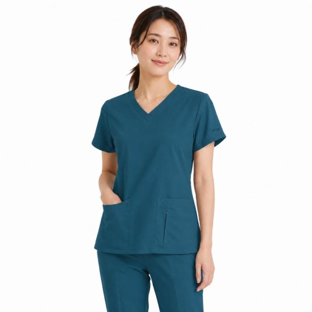 お取り寄せ バルコ グレイズ・アナトミー スクラブズ コーラ 4ポケット トップ バハマ XXS BARCO Grey's Anatomy Scrubs Cora 4-Pocket Top Bahama XXS