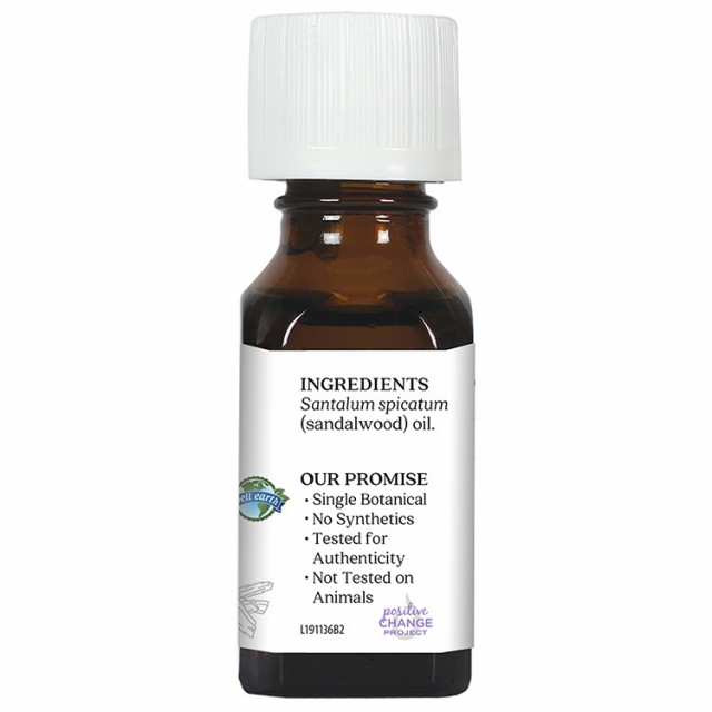 オーラカシア サンダルウッド エッセンシャルオイル 15ml (0.5 fl oz) AURA CACIA SANDALWOOD ESSENTIAL OIL 精油 サンタラムスピカタム 