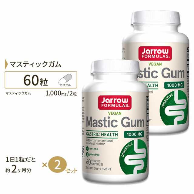 マスティックガム500 60粒 [2個セット] Jarrow Formulas ジャローフォーミュラズ