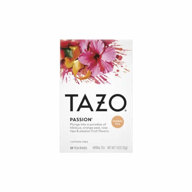 タゾ パッション ハーブティー 20包 52g (1.8oz) TAZO PASSION Herbal Tea ハーバルティー ティーバッグ カフェインレス  ハイビスカス オレンジピール ローズヒップ パッションフルーツ シナモンの通販はau PAY マーケット - スピードボディ | au PAY  マーケット－通販サイト