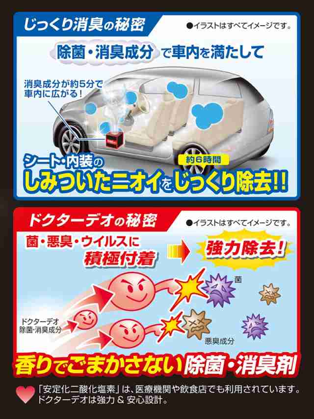 車の強力消臭除菌 カーメイト D236 Dr Deo ドクターデオ プレミアム スチームタイプ 浸透 無香 消臭剤 車の通販はau Pay マーケット カーメイト 公式オンラインストア