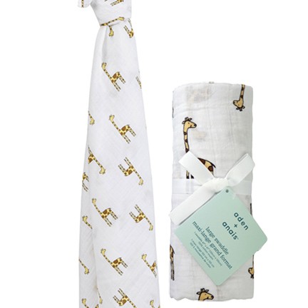 aden&anais スワドル1枚パックjungle jam giraffe classic swaddle