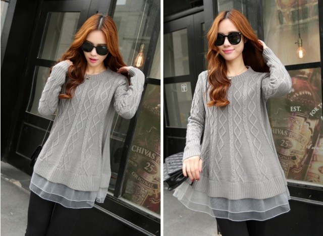 送料無料 レディース ワンピース ニット ワンピ チュニック 長袖 Aライン レース 可愛い きれいめ カジュアル 607の通販はau Pay マーケット Acショッピング