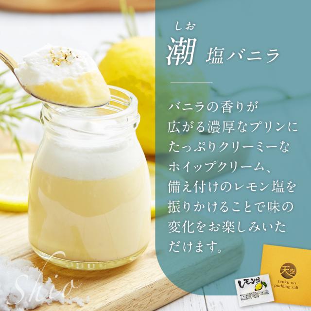 送料無料】天空のプリン 雅×潮 キャラメル 塩バニラ 6個入り 3箱セット