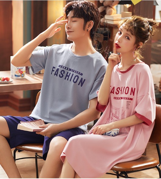 パジャマ ペア カップル上下 ペアパジャマ ルームウェア ワンピース レディース メンズ カップル 上下 上下セット 部屋着 半袖 半ズボン の通販はau Pay マーケット Magnifique