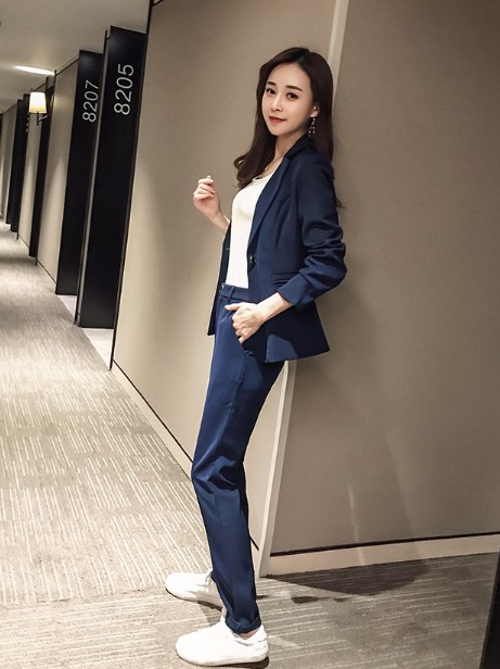 ジャケットスーツ レディース スーツ セットアップ カジュアル セット 上下セット リクルート フォーマル 通勤 入学式 ママスーツ フォーの通販はau Pay マーケット Magnifique