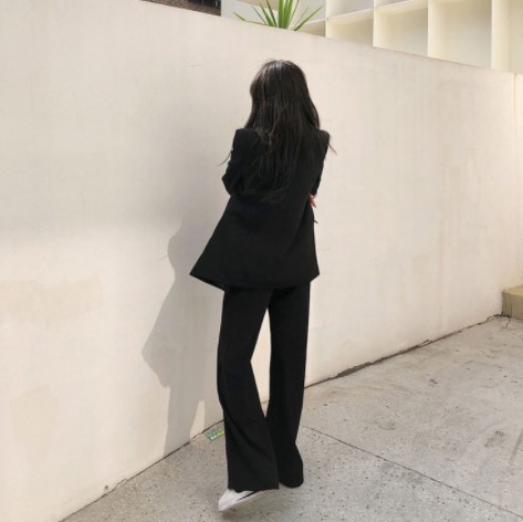 韓国 ファッション レディース セットアップ パンツスーツ テーラードジャケット テーラードパンツ ワイドパンツ ベージュ ブラック ゆの通販はau Pay マーケット Magnifique