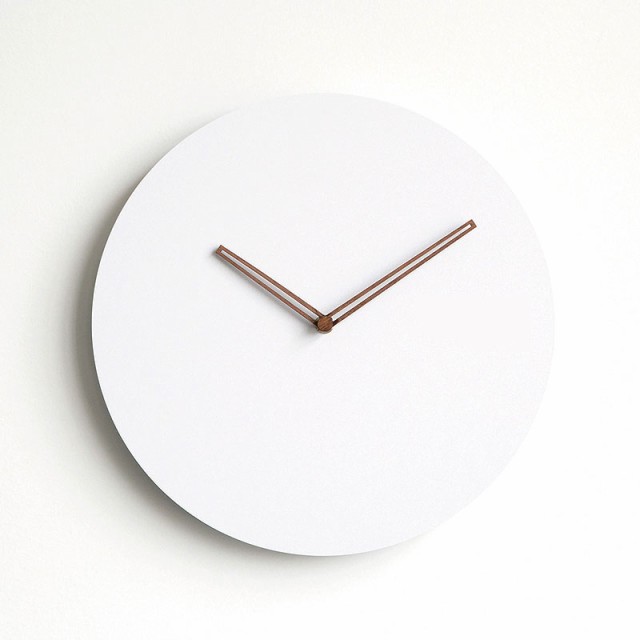 Minimal Style Wall Clock ミニマルスタイル 壁掛け時計 デザイナーズ 北欧 シンプル ラウンド型 丸 白 ホワイト ナチュラル モダン おし