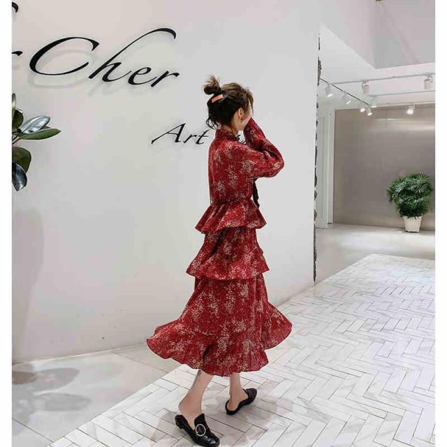 ワンピース レトロ 花柄 ロング丈 長袖 マキシ 大きいサイズ ドレス 代 30代 40代 発表会 リーズナブル 大人可愛い 綺麗め 着回し の通販はau Wowma 開運ファッション 168zipangu Store Au Wowma 店