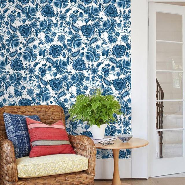 貼ってはがせる シール 壁紙 リメイクシート Wallshoppe ウォールショップ Darling Nikki Blueの通販はau Pay マーケット 壁紙屋本舗