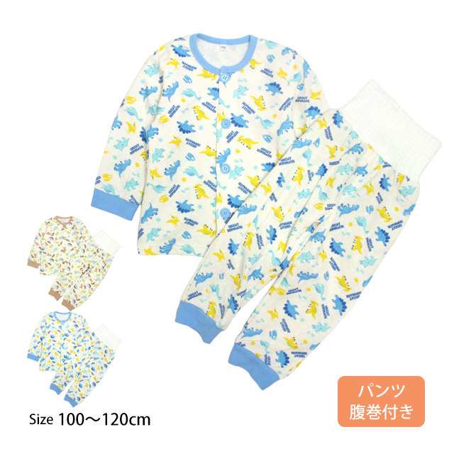 キルト長袖パジャマ　100cm