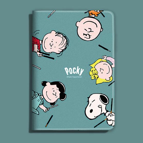 アイパッド Ipadケース タブレットpc用カバー ケース可愛い スヌーピー 手帳型 レザー 耐衝撃 汚れにつよい の通販はau Pay マーケット Aozora