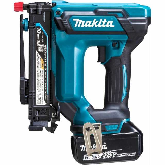 マキタ Makita 充電式 タッカ 18V ST121DRG 【バッテリ 充電器 ケース付】 タッカー 防滴 防じん