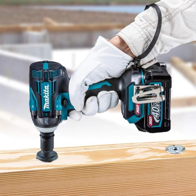 マキタ makita 40Vmax 充電式インパクトレンチ 2.5Ah バッテリ2本・充電器・ケース付 TW004GRDX 充電式 インパクト レンチ