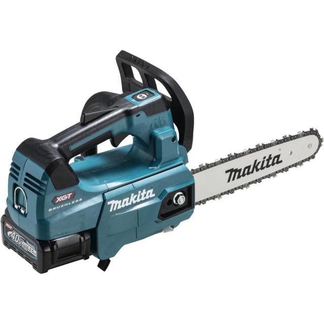 マキタ(Makita) 250ミリ充電式チェーンソー 40Vmax 2.5Ah バッテリ2本・充電器付 MUC002GRDX 青 チェンソー ソーチェーン 伐採 加工 林業 剪定