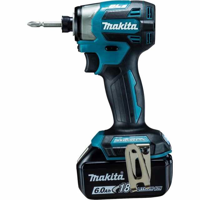 マキタ Makita 充電式インパクトドライバ（青） 18V6Ah バッテリ2本・充電器・ケース付 TD173DRGX 充電式 インパクトドライバ