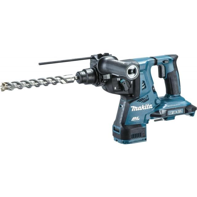 マキタ(makita) 28mm充電式ハンマドリル 本体・ケースのみ HR007GRMX　バッテリー・充電器別売 石工 穴あけ ハツリ マキタ(makita) HR282DZK 充電式ハンマドリル (青) 36V(18V+18V) 28mm