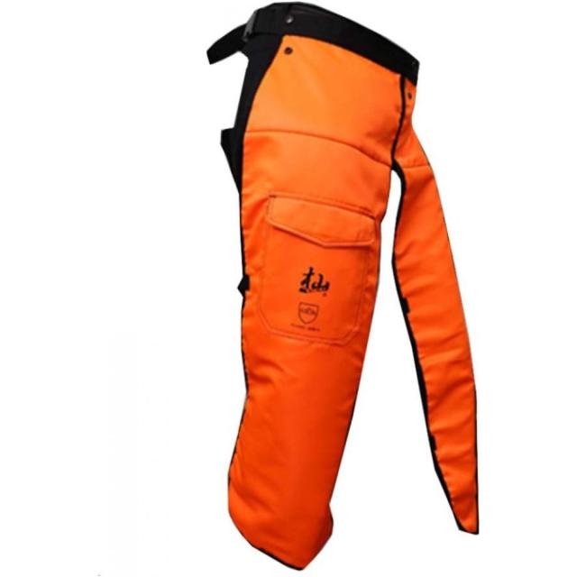 和光商事 杣 チェーンソー防護用軽量チャップス T004B オレンジ 防護服 防護アイテム チャップス 作業衣料